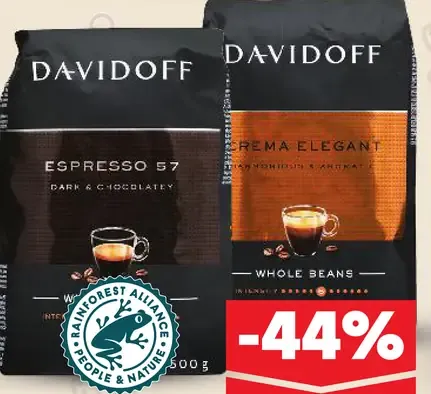 Davidoff zrnková káva Espresso 57, Crema Elegant