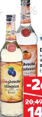 Gašparíčkova Oldrichovica Destilát rôzne druhy