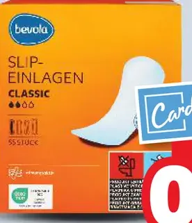 Bevola Slipové vložky
