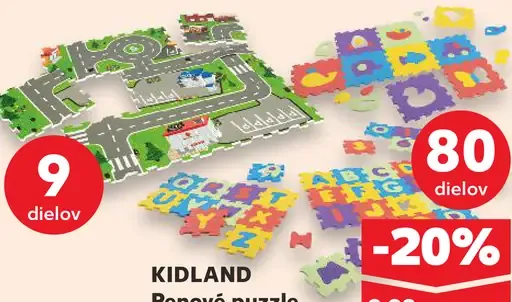 KIDLAND Penové puzzle