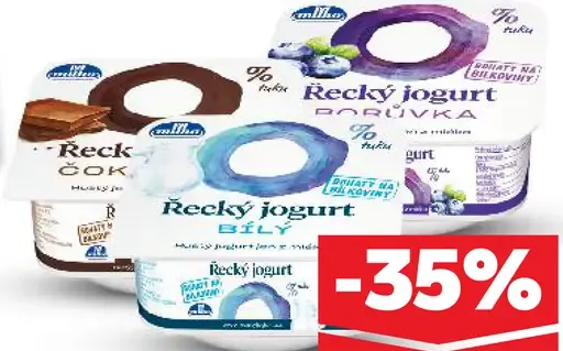 Grécky jogurt rôzne druhy
