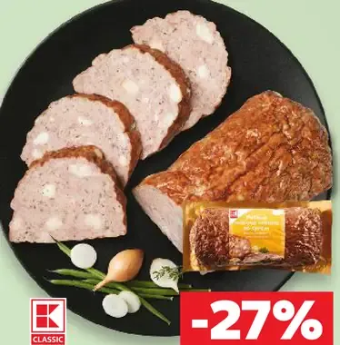 Pečená mäsová sekaná so syrom