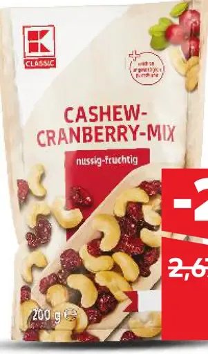 K-Classic Zmes kešu a brusníc