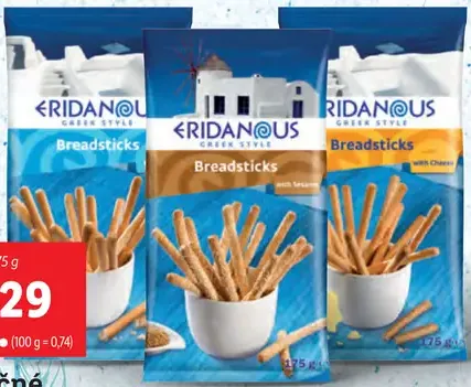 Erdanous Pšeničné tyčinky