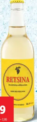 Retsina Grécke stolové víno