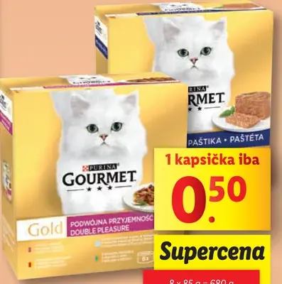 Gourmet Mäsové kapsičky pre mačky