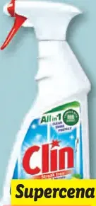 Čistiaci prostriedok na okná s alkoholom