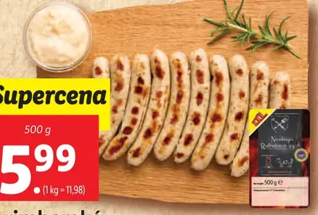 Norimberské bravčové klobásky