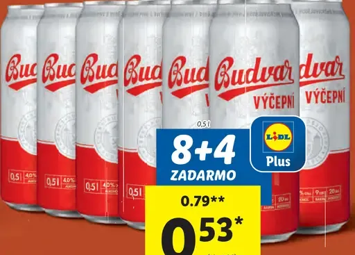 Budvar plechovka 10°