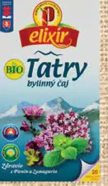 Elixír čaj BIO Tatry