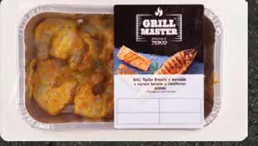 Tesco Grill Master krevety s čiernym korením a limetkovou arómou