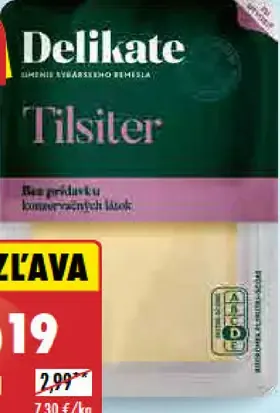 Delikate Tilsiter plátky
