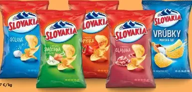 Slovakia Chipsy rôzne druhy
