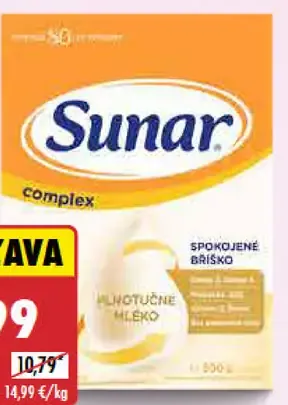 Sunar Následná dojčenská výživa Complex 2