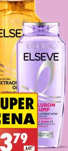 Elseve šampón Hyaluron Plump/Hyaluron Pure/Extraordinary Oil