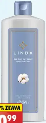 Linda sprchový gél Creamy/Olive/Silky