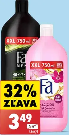 Fa sprchový gél Magic Oil/Energy Boost