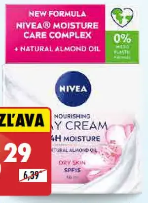 Nivea Pleťový krém Natural Almond Oil denný/nočný