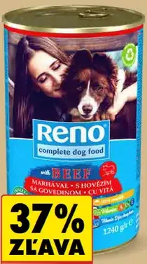 Reno krmivo pre psy v konzerve hydinové