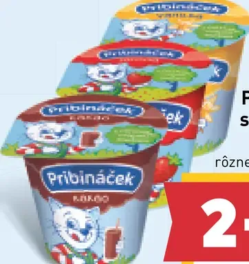 Pribináček smotanový dezert