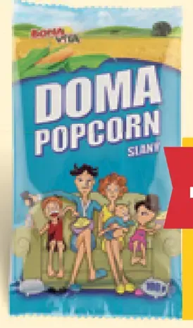 Doma popcorn slaný