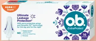 O.b. ExtraProtect hygienické tampóny