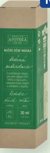Havlík Apoteka krásna záhradnice nočná očná maska