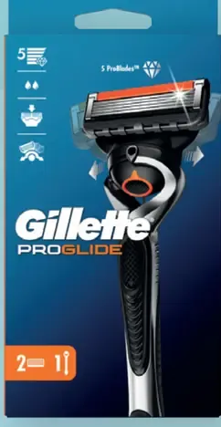Gillette ProGlide pánsky holiaci strojček, 1 ks náhradná holiaca hlavica