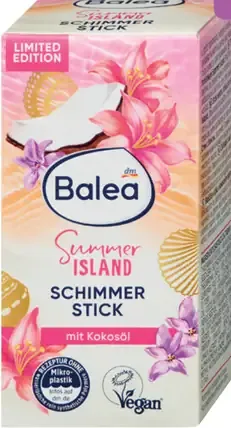 Balea Summer ISLAND bronzer s trblietkami v tyčinke