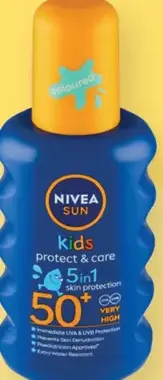 Nivea Sun Protect & Care detský sprej na opaľovanie OF 50+