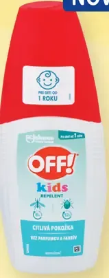 OFF! Kids repelent proti komárom a kliešťom