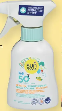 Sundance Sensitive sprej na opaľovanie s OF 50