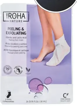 IROHA NATURE PEELING & EXFOLIATING maska na nohy