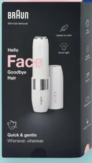 Braun Hello Face Goodbye Hair epilátor na tvár