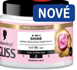 Schwarzkopf Gliss maska na vlasy 4v1