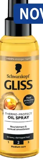 Schwarzkopf Gliss Thermo-Protect olejový ochranný sprej