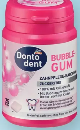 Dontodent BUBBLE-GUM žuvačky