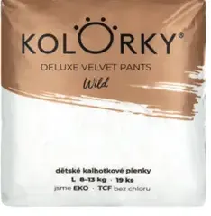 Kolorky DELUXE VELVET Wild detské jednorazové ekologické nohavičky