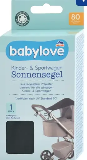Babylove clona proti slnku na kočík