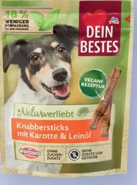 DEIN BESTES Naturverliebt tyčinky pre psov