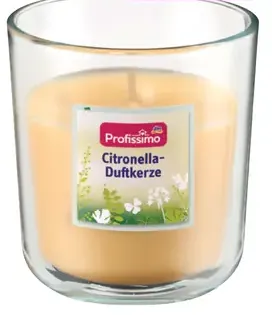 Profissimo Citronella vonná sviečka v skle