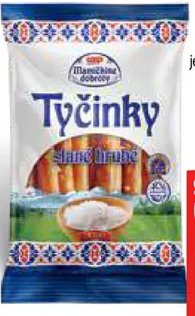 Tyčinky hrubé slané