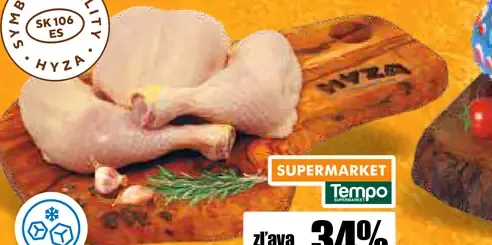 Hyza Kuracie stehná + kuracie prsia s kosťou a kožou