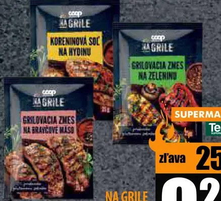 COOP Grilovacia zmes 3 druhy