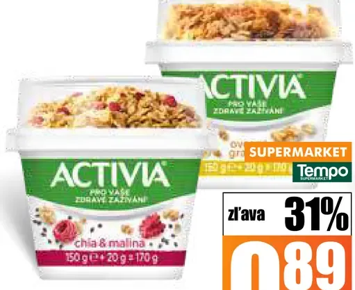 Activia jogurt marhuľa