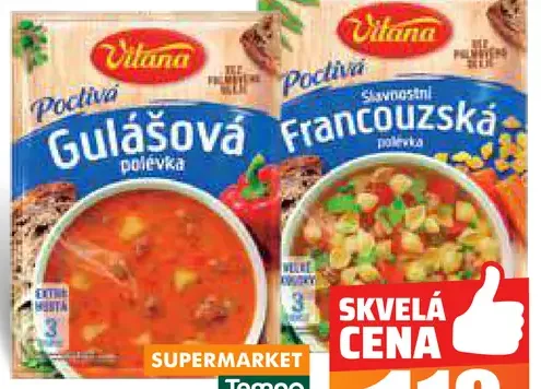 Vitana Gulášová instantná polievka