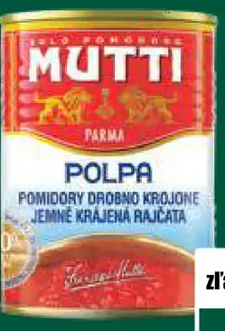 Mutti paradajky jemne krájané