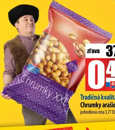 Chrumky arašidové XXL