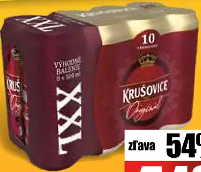 Krušovice original plechovka