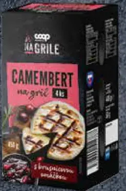 Camembert na gril s brusnicovou omáčkou